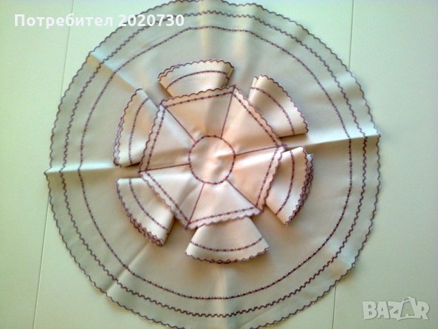 Комплект за сервиране - уникална ръчна изработка, снимка 2 - Покривки за маси - 27249757