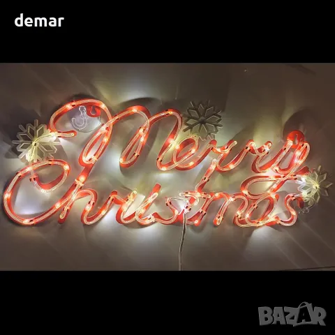 Коледни силуетни светлини, Опаковка от 3 USB водоустойчиви знаци,40 см, снимка 4 - Декорация за дома - 48213874