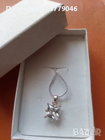 Колие с кристал, снимка 7 - Колиета, медальони, синджири - 50322392