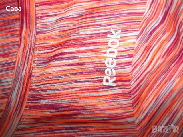 Тениски REEBOK  дамски,М-Л-ХЛ  /синя и оранж/, снимка 8 - Тениски - 37667067