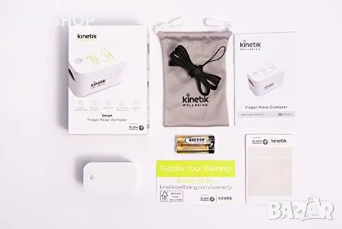Нов Интелигентен пръстов пулсов оксиметър/Kinetik Wellbeing, снимка 2 - Тримери - 49307298