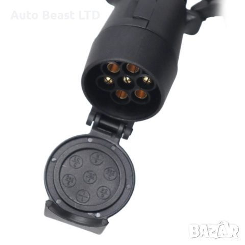 Букса за ремарке от USA към ЕU стандарт SRTK 7-пинов адаптер А151, снимка 4 - Части - 52374056