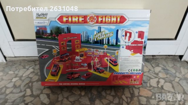 Играчка пожарна станция, снимка 3 - Други - 44062680