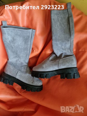 велурени ботуши , снимка 1