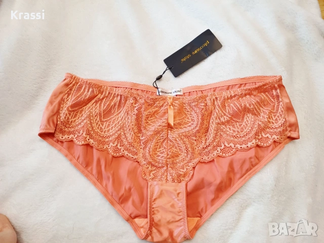 Бикини сатен и дантела L нови 
