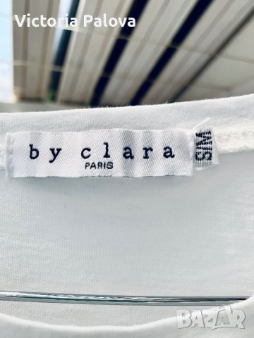 Бутикова тениска/топ с подплънки BY CLARA PARIS, снимка 7 - Тениски - 37590373