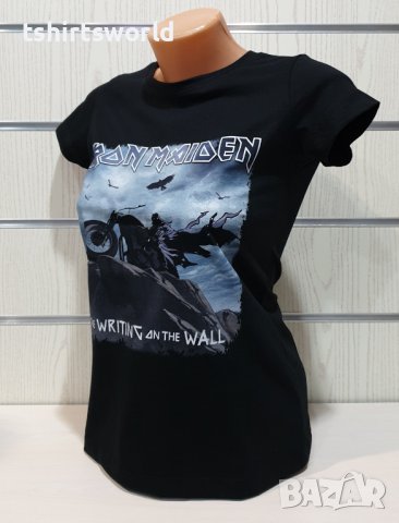 Нова дамска тениска на музикалната група Iron Maiden – The Writing On The Wall, снимка 8 - Тениски - 36598848