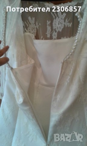 Рокля с белгийска дантела , снимка 9 - Сватбени рокли - 26938819