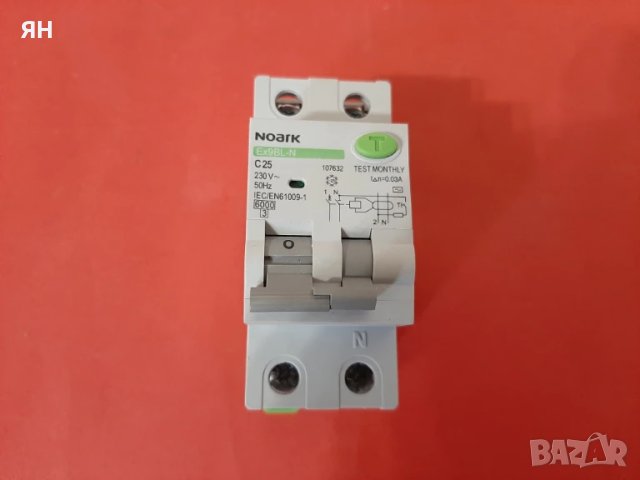 Комбинирана Дефекто Токова Защита NOARC Ex9BL-N ,25A,30mA