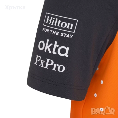 McLaren F1 Team Polo Shirt - Оригинална мъжка тениска с яка размер L, снимка 6 - Тениски - 52850651