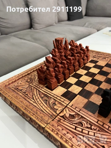 Антикварен шах от Китай, снимка 4 - Шах и табла - 53335560