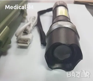 Мощен алуминиев LED Фенер 1Tech SP20-01, С акумулаторна батерия, снимка 3 - Къмпинг осветление - 49163388