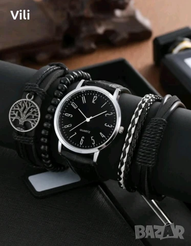 Мъжки часовник с гривни