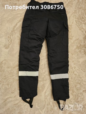 пожарникарски зимен панталон, снимка 1 - Спортни дрехи, екипи - 44114139