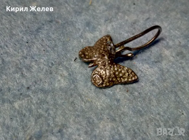 ПРЕКРАСНА ФИГУРАЛНА ЕМАЙЛИРАНА СРЕБЪРНА ОБЕЦА ПЕПЕРУДА СРЕБРО 925 ФИНА РЪЧНА АРТ ИЗРАБОТКА 49615, снимка 7 - Обеци - 49071106