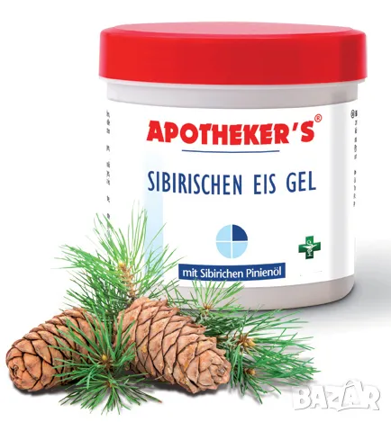 Сибирски гел ледено охлаждащ 250мл - Apotheker's от Германия, снимка 1