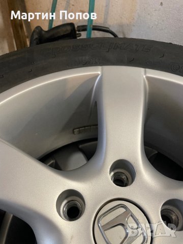 Джанти с гуми 17ки 5х114.3 с гуми Michelin, снимка 11 - Гуми и джанти - 43504669