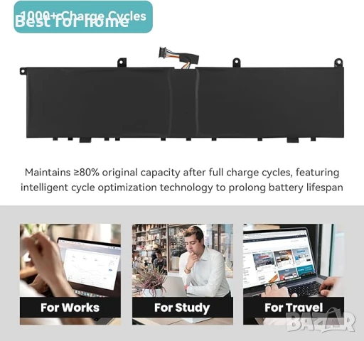 Батерия за лаптоп K KYUER 80Wh L17C4P72 за Lenovo, снимка 3 - Батерии за лаптопи - 51138704