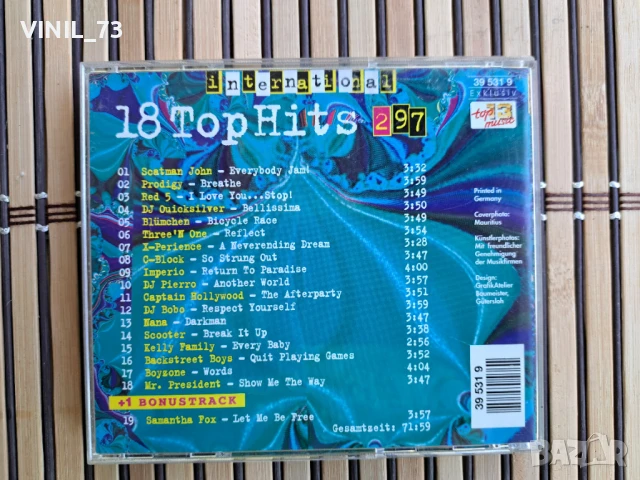  18 Top Hits Aus Den Charts 2/97, снимка 3 - CD дискове - 50536457