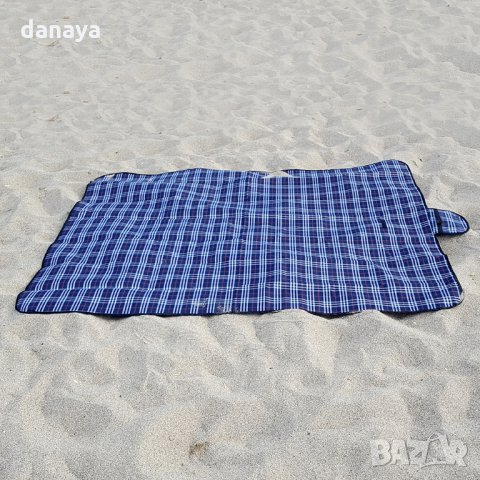 1342 Водонепропусклива постелка за пикник къмпинг плаж пикник одеало 145x175cm, снимка 4 - Къмпинг мебели - 27813569