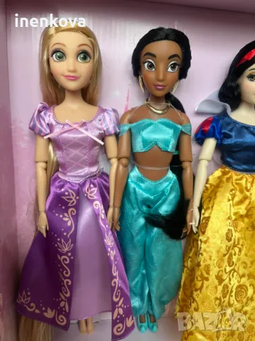 Кукла Тиана, Рапунцел, Покахонтас, Мулан, Есмералда, Пепеляшка, Аврора, Жасмин, Снежанка, Ариел, Бел, снимка 11 - Кукли - 38927058