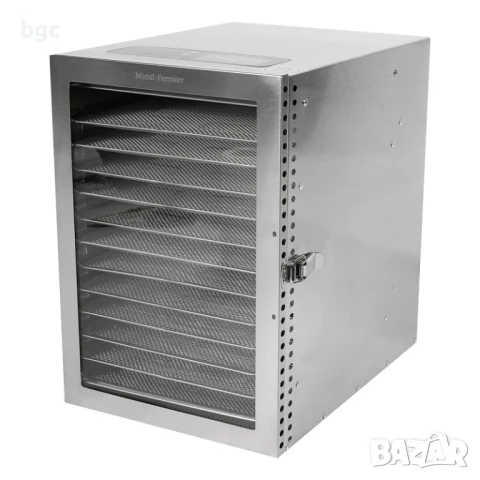 Професионален Дехидрататор 12 тави 800W 15л неръждаема стомана Дехидратор Хранителни цели неръждаем, снимка 2 - Друга електроника - 50471381