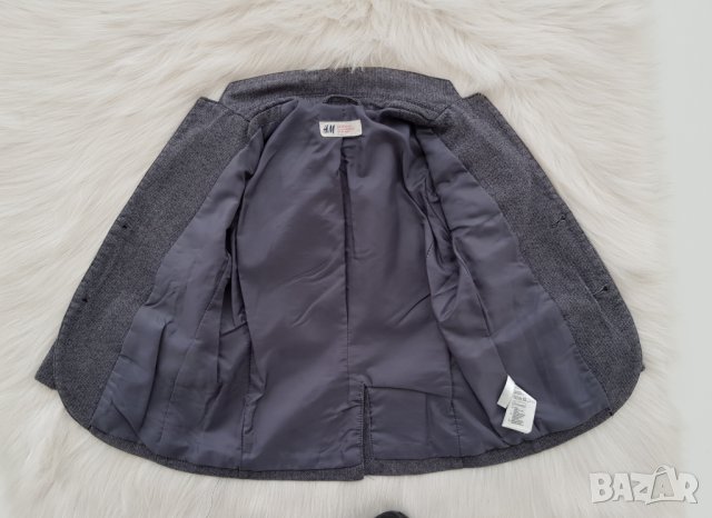 Детско сако H&M с кожени мотиви 3-4 години, снимка 5 - Детски якета и елеци - 40289764