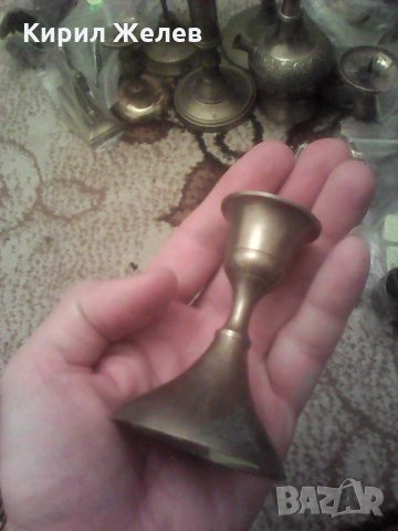 Бронзово свешниче 4234, снимка 6 - Декорация за дома - 27242228