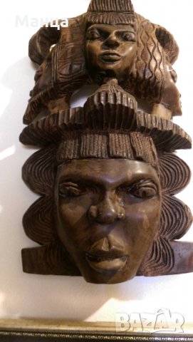 Африканска маска от Мали, снимка 3 - Колекции - 27839738