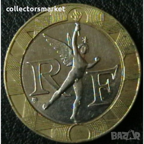 10 франка 1992, Франция, снимка 2 - Нумизматика и бонистика - 28433455