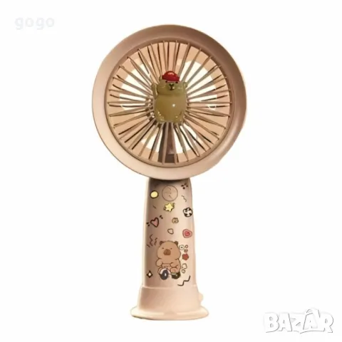 Мини вентилатор с анимационен дизайн – идеалният аксесоар за лятото!, снимка 5 - Вентилатори - 50395990