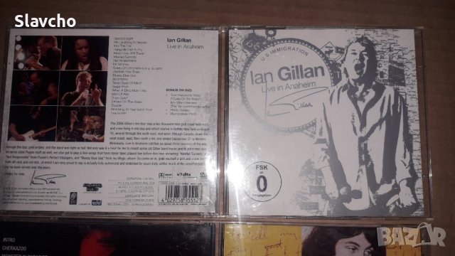 Компакт дискове на - Ian Gillan - Live In Anaheim/ian gillan - Cherkazoo and Other Stories , снимка 7 - CD дискове - 43045169