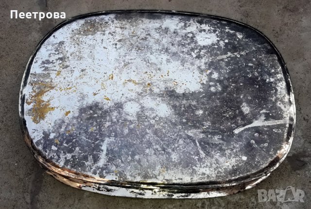 Старинна бронзова, посребрена табла за кафе и напитки., снимка 2 - Антикварни и старинни предмети - 33444590