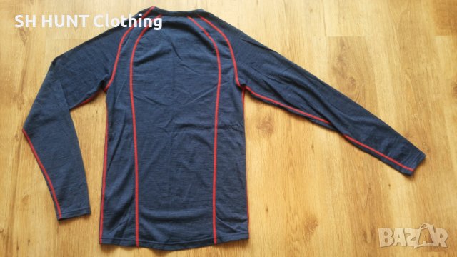 Bergans Of NORWAY FJELLRAPP Thermo 100% Merino Wool размер M термо блуза 100% Мерино Вълна - 542, снимка 2 - Блузи - 44031798