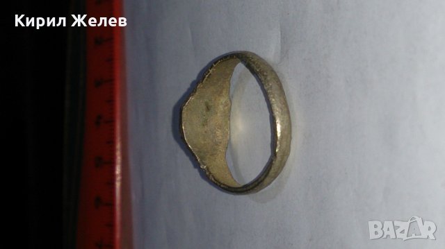 Старинен пръстен сачан орнаментиран - 59591, снимка 4 - Пръстени - 29011510