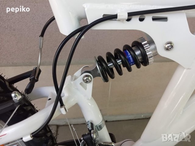 Продавам колела внос от Германия  юношески велосипед GALAXI 24 цола преден и заден амортисьори, снимка 9 - Велосипеди - 28604677