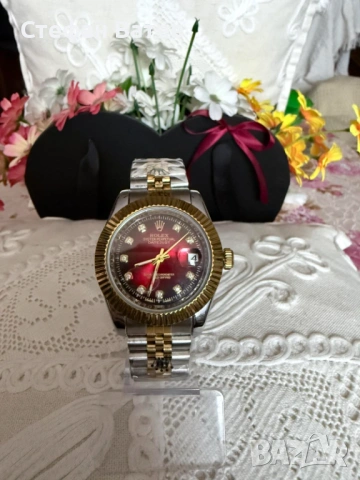 Часовници Rolex със самонавиващ механизъм, снимка 13 - Мъжки - 53170619