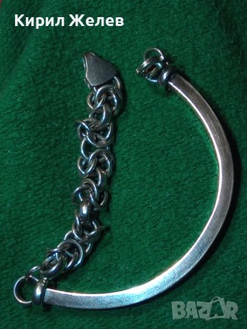 ВЕРСАЧЕ ШАРМАНТНА СРЕБЪРНА ДИЗАЙНЕРСКИ АРТ МОДЕЛ ГРИВНА СРЕБРО 925 МАЙСТОРСКО БУТИКОВО БИЖУ 40568, снимка 18 - Гривни - 42615288