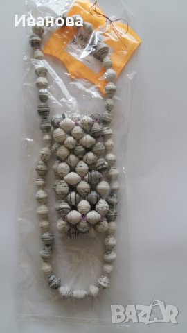 Ръчна изработка на бижута от хартия и квилинг, снимка 2 - Колиета, медальони, синджири - 33513773