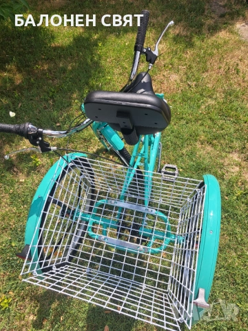 СУПЕР МОДЕЛ Нова 24 цолова Сгъваема Семейна Триколка 7 скорости 3 спирачки с Безплатна Доставка , снимка 12 - Велосипеди - 51578467