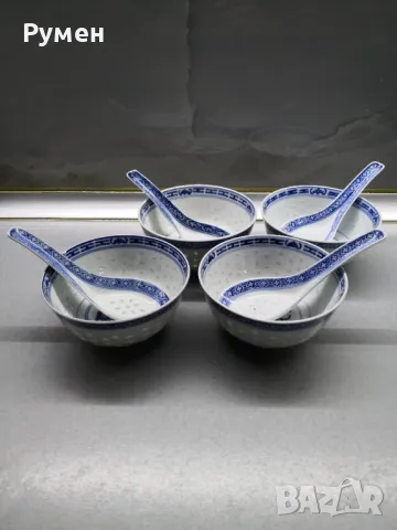 Фин китайски оризов порцелан , снимка 12 - Сервизи - 50127049