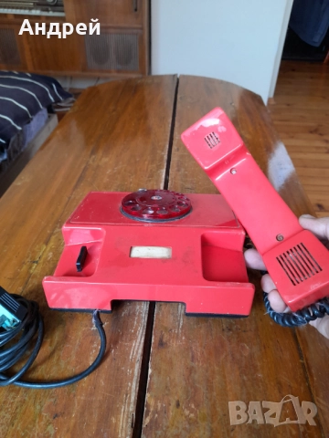 Стар телефон #18, снимка 4 - Антикварни и старинни предмети - 52228366