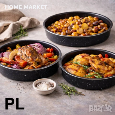 Миксер с купа Dictrolux 500W + 3 Дълбоки Емайлирани Тави Voltz (26, 28 и 30 см)  , снимка 2 - Миксери - 53286815