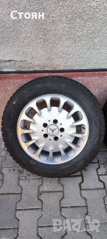 Нови зимни гуми с джанти за мерцедес w211, снимка 6 - Гуми и джанти - 52327303