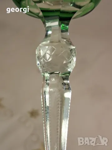 малка кристална чаша 24/4, снимка 5 - Чаши - 49537812