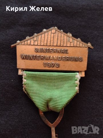 Рядък медал Германия INTERNAT WINTER WANDERUNG 1973 , година за колекция - 35801, снимка 4 - Антикварни и старинни предмети - 34607442