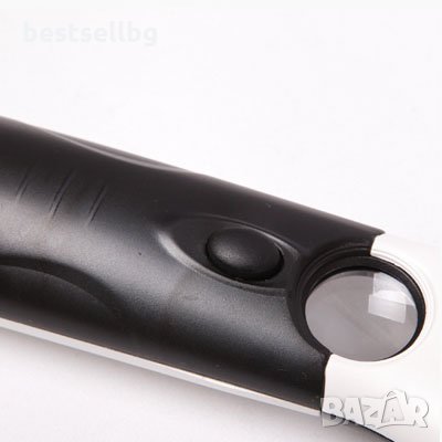 Ръчна лупа 3 LED осветление увеличение 3Х и 45Х офис четене микроскоп часовникарска златарска бижута, снимка 8 - Други инструменти - 9636611