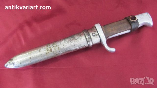 Много Рядък Нож с кания Бранник маркиран, снимка 2 - Антикварни и старинни предмети - 27372277