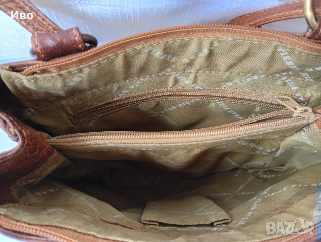 Jean Pierre дамска чанта тип раница естествена кожа, снимка 5 - Чанти - 52950422