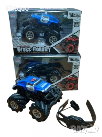 Полицейски джип с управление с жестове чрез часовник